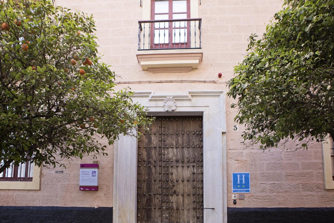 Hotel Casa De Las Cuatro Torres Cádiz Exteriör bild